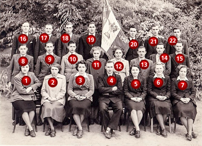 Conscrits de Quintenas • Classe 1952 • Collection Paulette Ducol