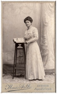Augusta Grange, épouse de Jean, fille de Jules Guigal (Collection Sylvette David)