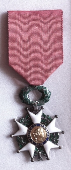 Croix de Chevalier de l’ordre de la Légion d’Honneur IIIe République