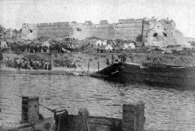 Fort de Sedd el Bahr en 1915 durant la bataille de Gallipoli (Dardanelles)