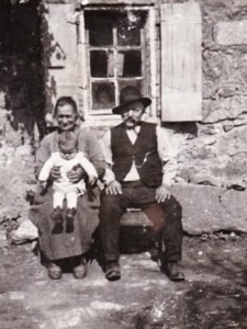 Pauline et Joseph Guironnet dans les années 1930 (Collection Michel Guironnet)