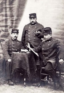 Auguste Rama, frère de Clément et Henri, à droite (Collection famille Rama)