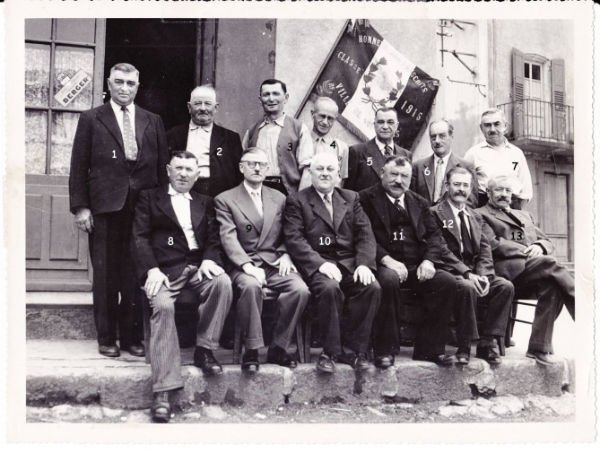 Classe 1915 en 1955 • Collection Paulette Ducol