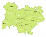 Région Auvergne-Rhône-Alpes en 2015