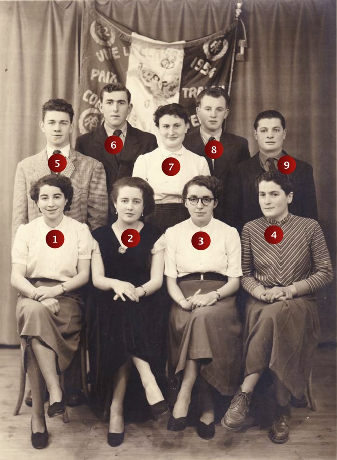 Conscrits de Quintenas • Classe 1954 • Collection Paulette Chirol