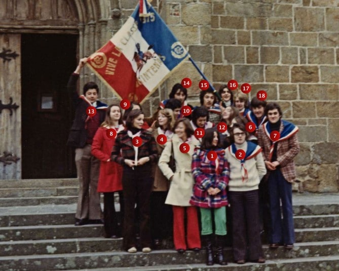 Conscrits de Quintenas • Classes 1974 et 1975 • Collection Alain Chatron